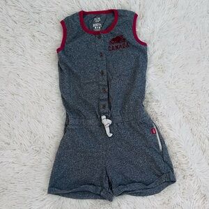 Roots Heather Gray Sleeveless Romper